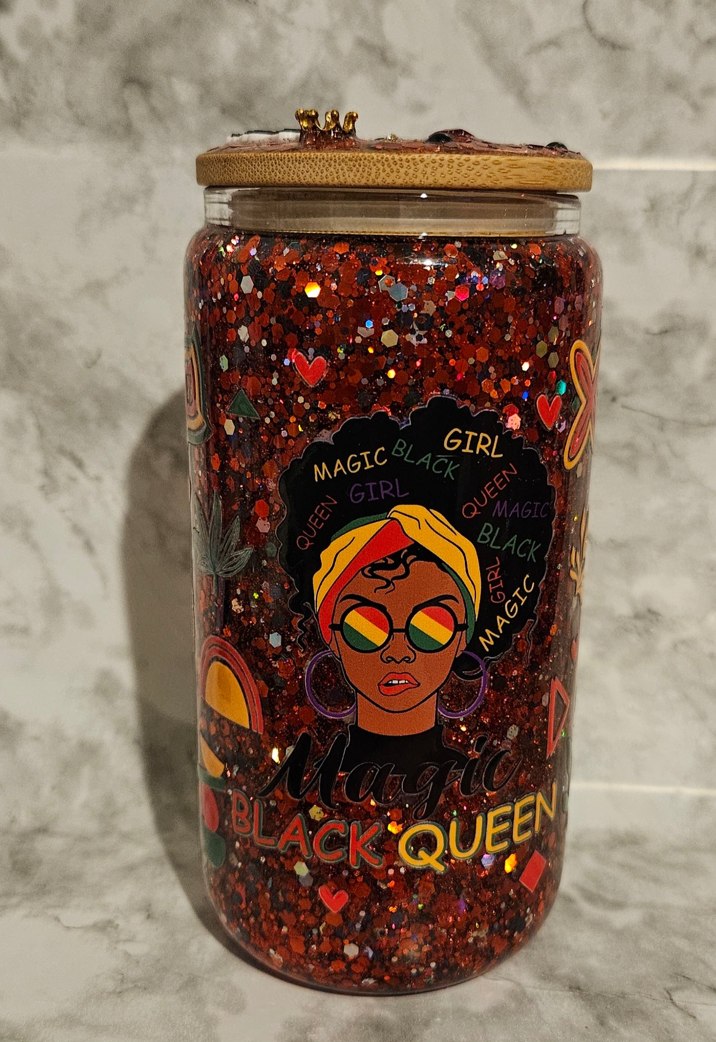 Black Queen Magic Snowglobe