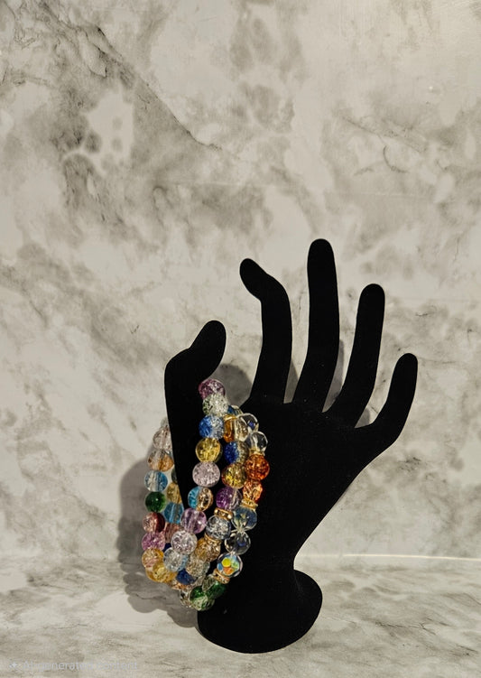 Rainbow Bracelet Stack 3pc.