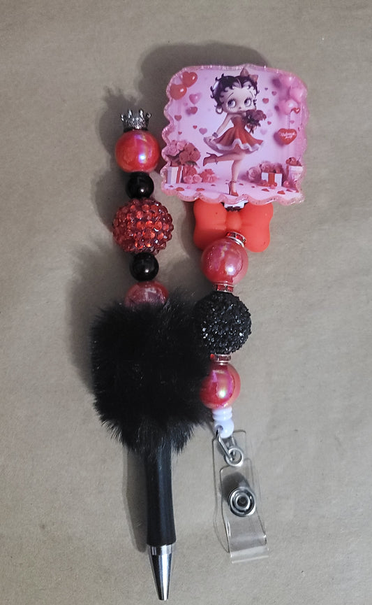 Badge Reel & Custom Pen $20.00