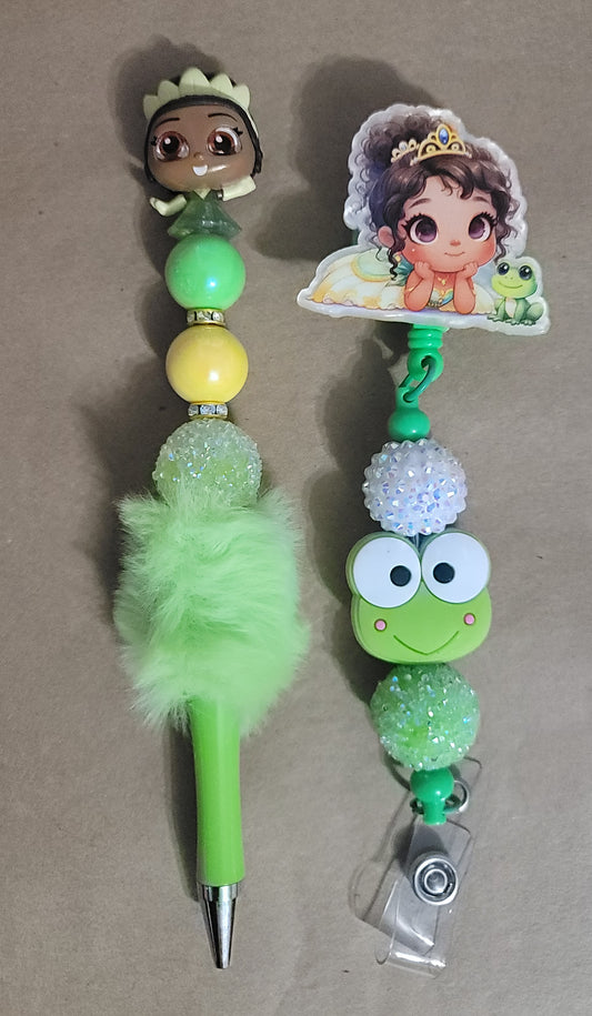 Badge Reel & Custom Pen $20.00