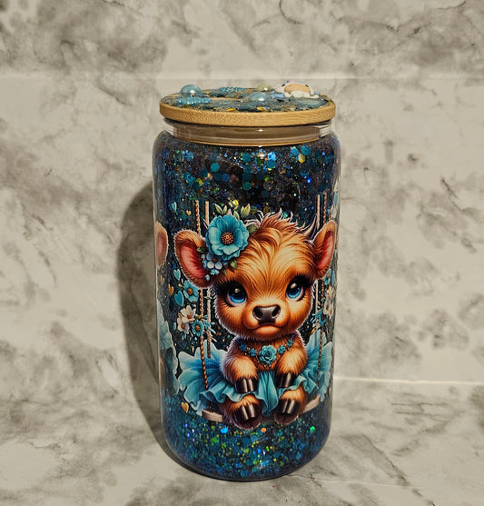 Cow Snowglobe Cup
