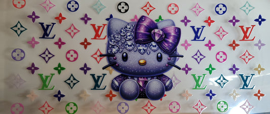 Rainbow LV Inspired Kitty
