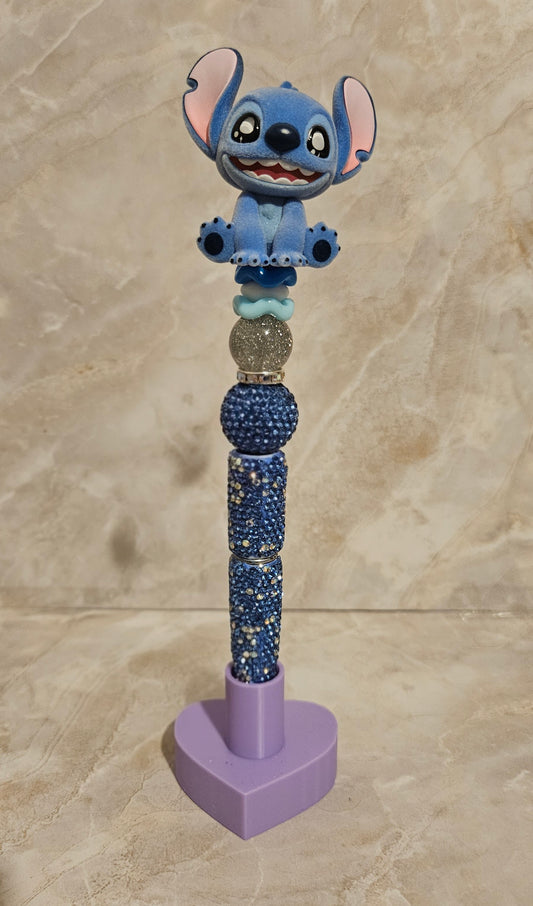 Blue Puppy Character Pen