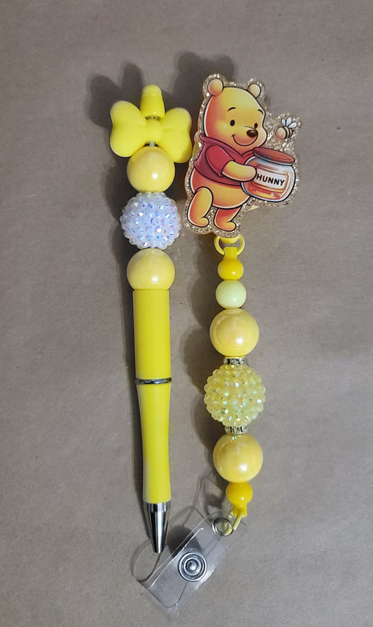 Badge Reel & Custom Pen $20.00