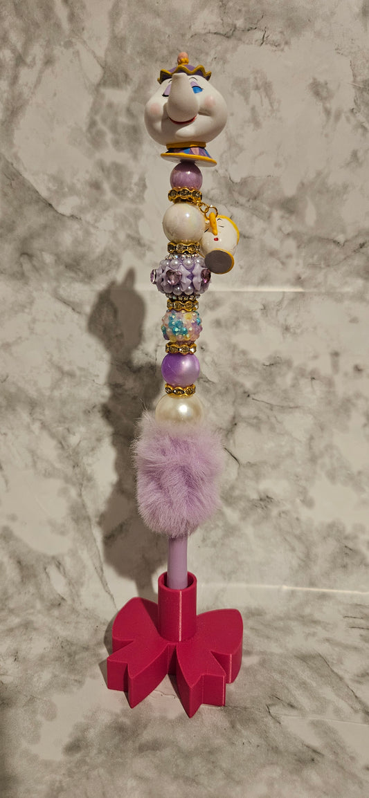 TeaPot Pen with Charm