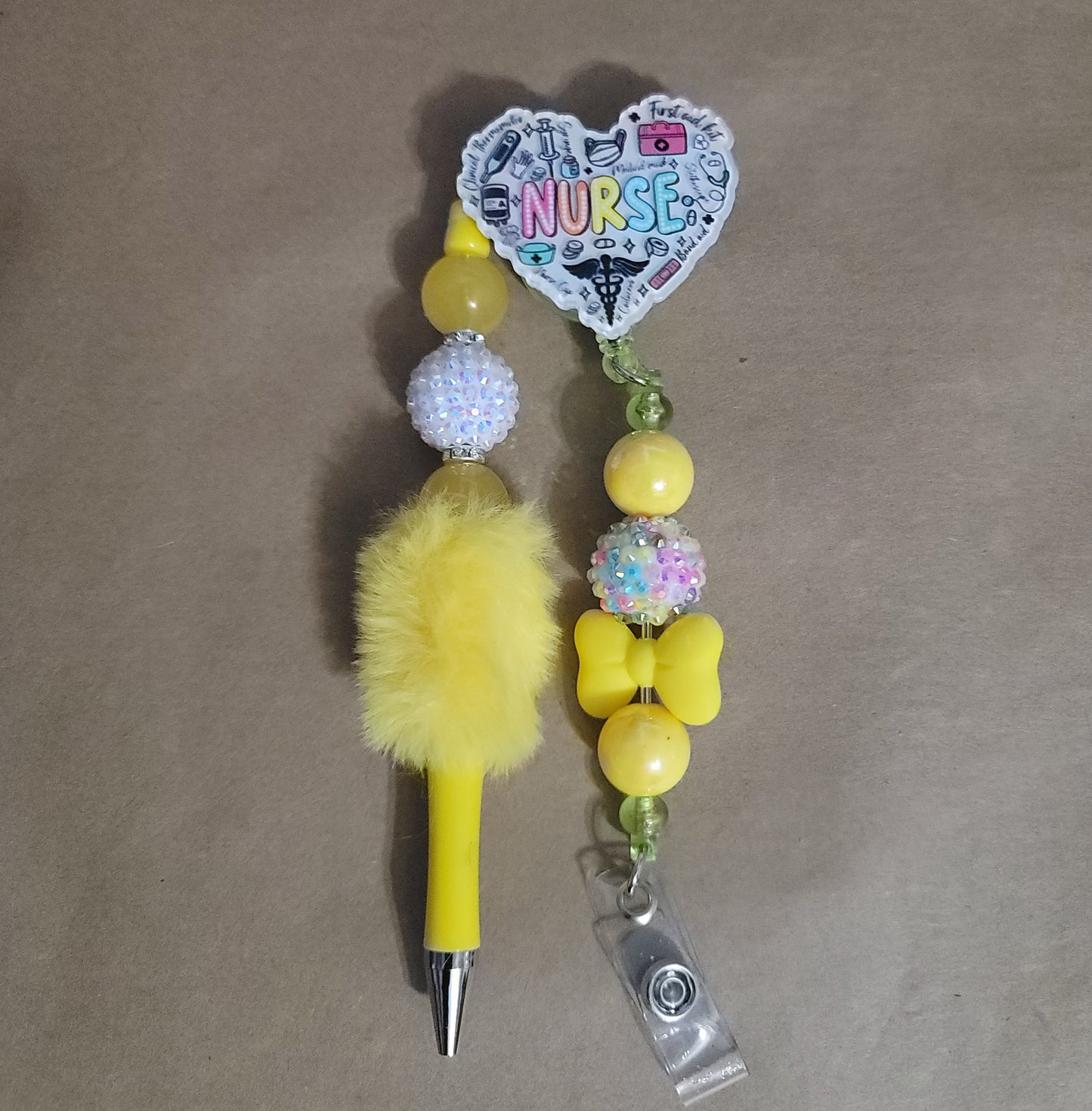 Badge Reel & Custom Pen $20.00
