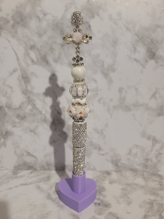 White Cross Pen